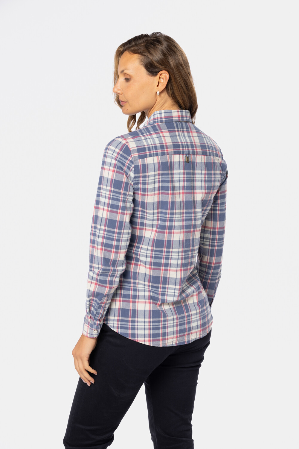 CAMISA A CUADROS Azul