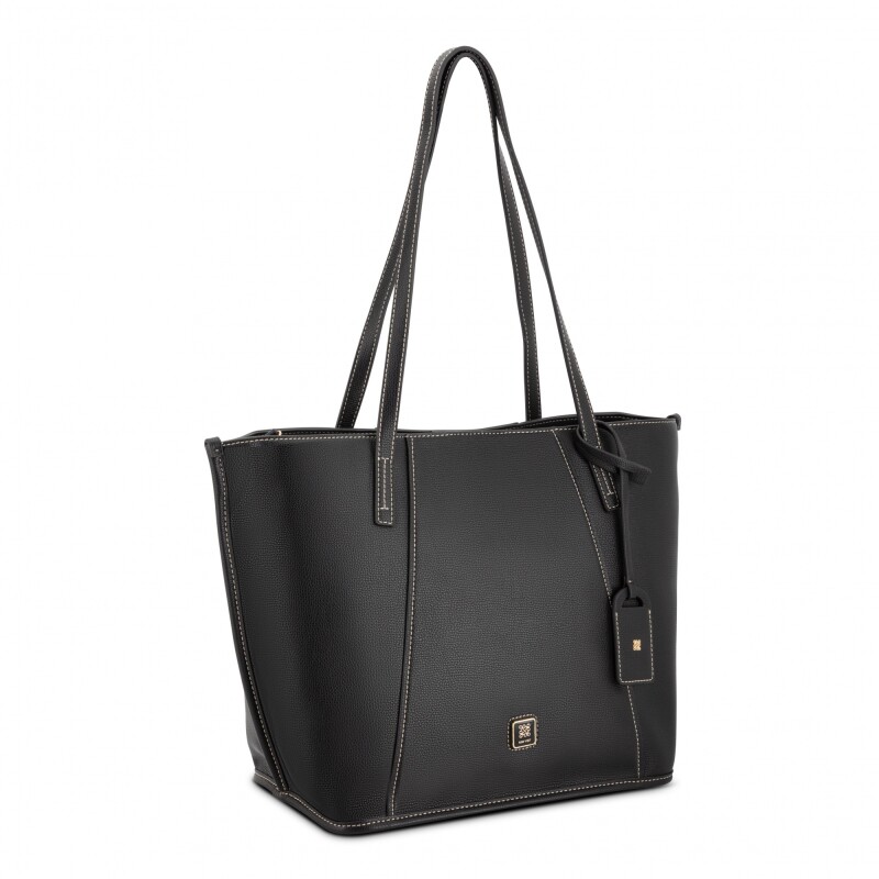 Tote Handbag Quincie 3 Comp Black
