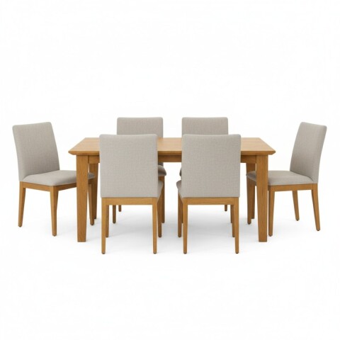 JUEGO COMEDOR XS08/6 - CREMA 305540/SE (CD) Unica