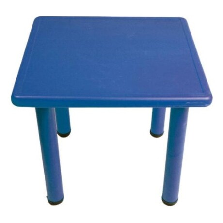 Pack Mesa Infantil Lumax Cuadrada + 4 Sillas Azul