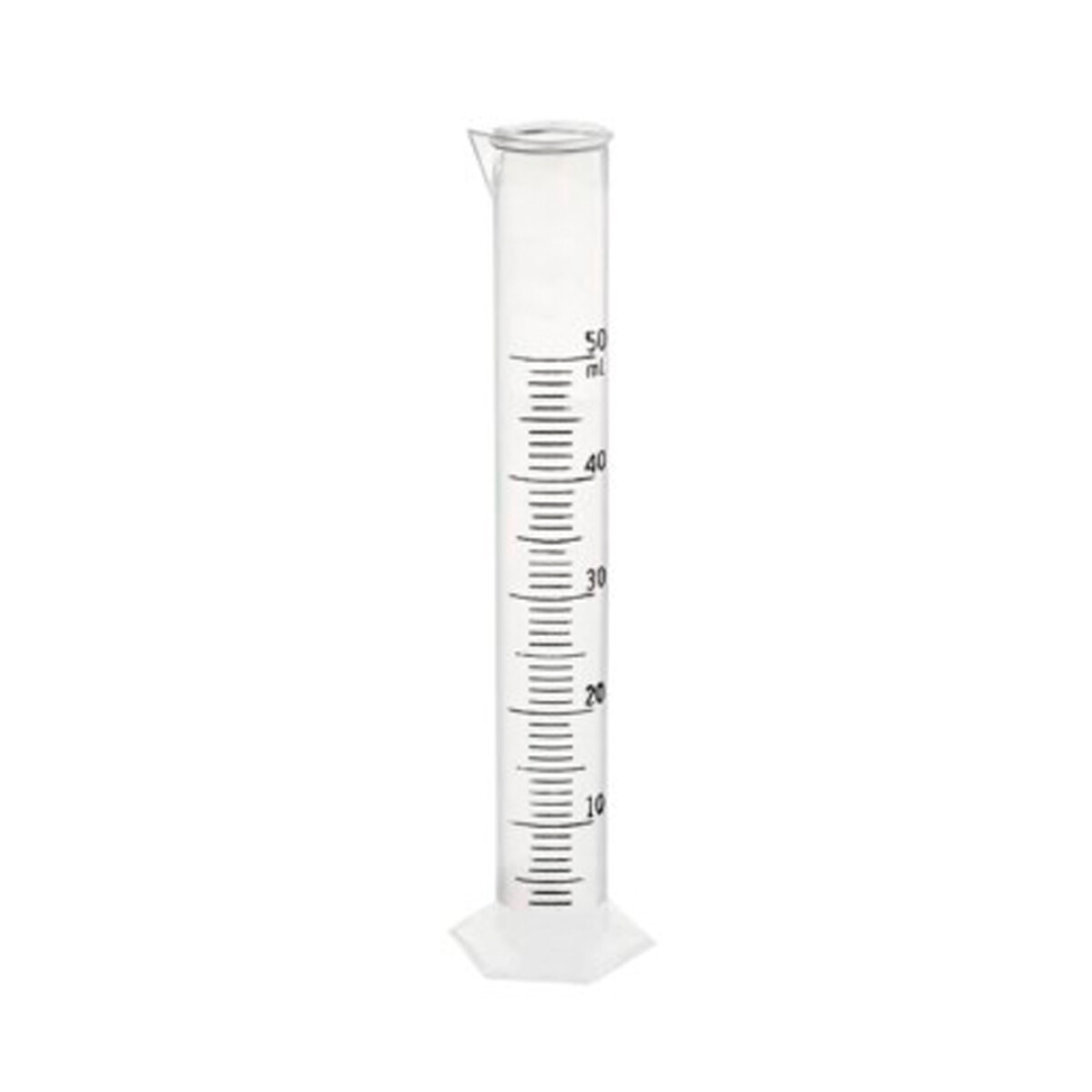 Probeta base hexagonal - 250 mL 