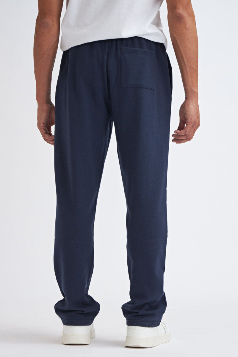 Pantalón deportivo recto Azul Marino