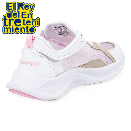 Topper Calzado Running Deportivo Championes Unisex Blanco