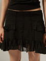 Falda Momet Negro
