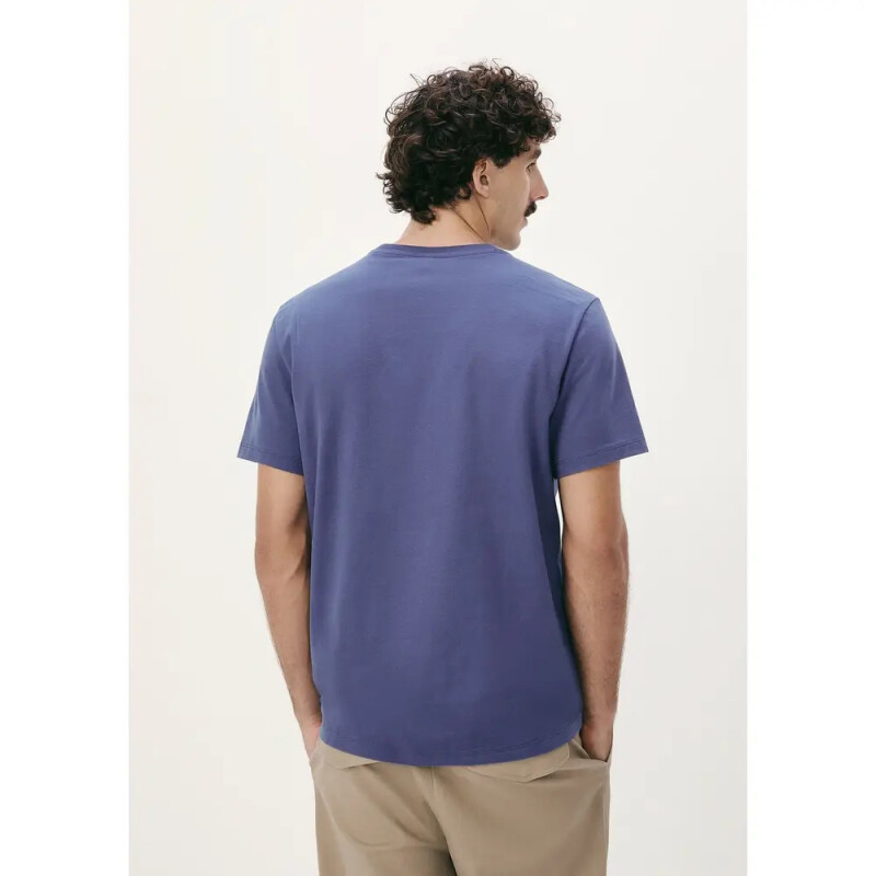 CAMISETA MM MASC AZUL MEDIO