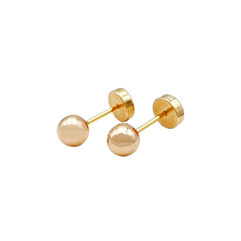 Abridores Bolitas-Oro Bajo-Sin Piedra-AB8003 Sinpiedra