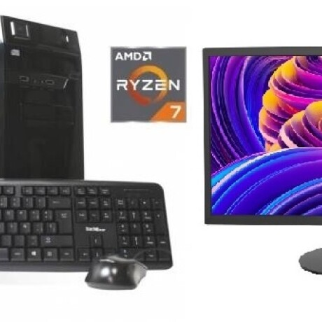 Combo Equipo Amd Ryzen 7 + Monitor 19" Nuevos! 001