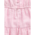 TIERED GAUZE TANK ROSE MIST
