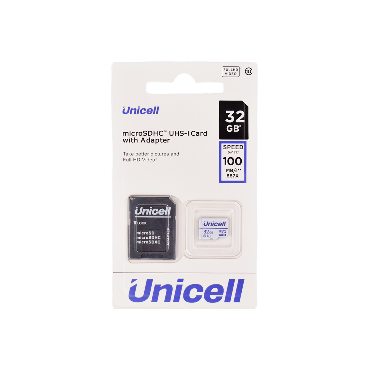 Tarjeta de memoria microSDHC Unicell 32GB 
