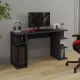 Escritorio Gamer Mesa Para Pc Estantes Calidad Negro