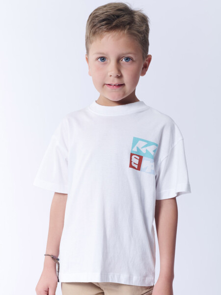 Remera algodón Colores Blanco
