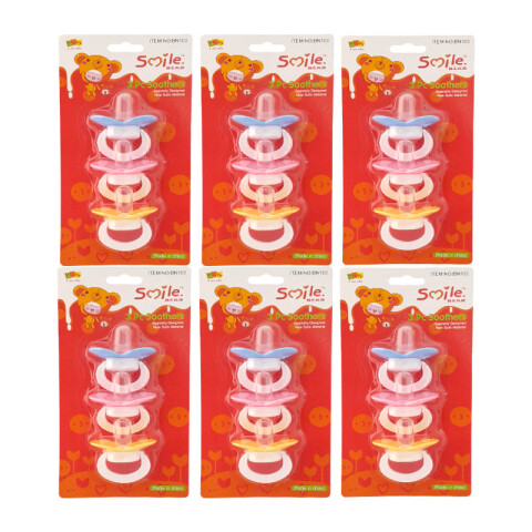 OUTLET Chupetes 3 pcs blíster 5*6 cm Outlet Chupetes 3 Pcs Blíster 5*6 Cm