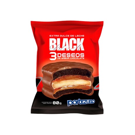 Caja X12 Alfajores Portezuelo Black 3 Deseos Chocolate 001