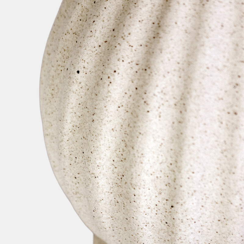 JARRON CERAMICA BEIGE 18.5X14.5X22.5CM Unica