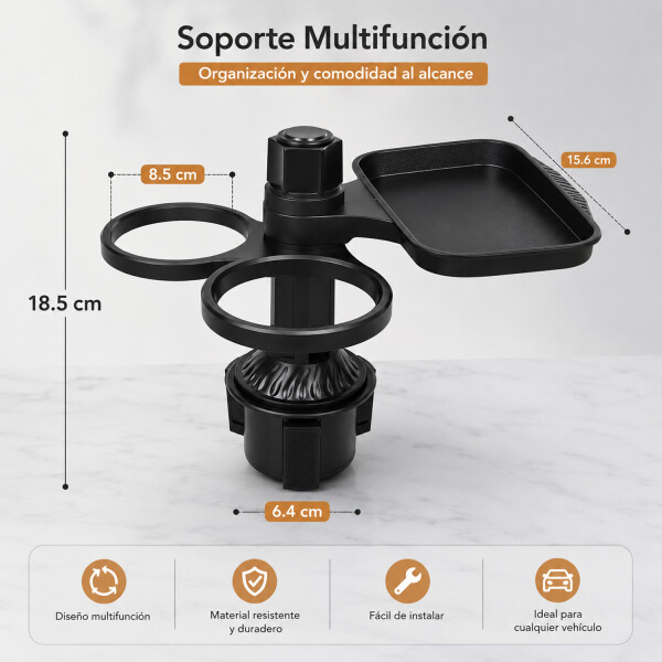 Soporte Para Auto Multifuncion 360° Cz-94200 SOPORTE PARA AUTO MULTIFUNCION CZ-94200