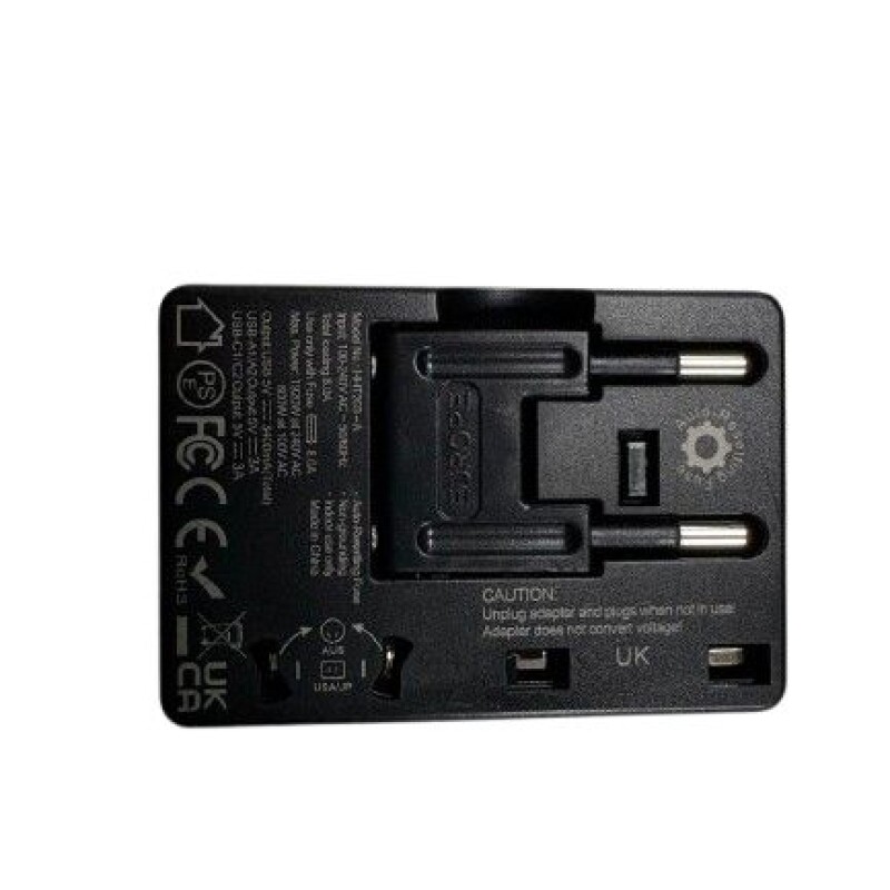 ADAPTADOR INTER.DE VIAJE 240V-8A NG.EUROAM./ARG./BR. MED.+USB ADAPTADOR INTER.DE VIAJE 240V-8A NG.EUROAM./ARG./BR. MED.+USB