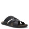 Sandalia de Hombre Freeway Casual Negro (Cuero Graso)