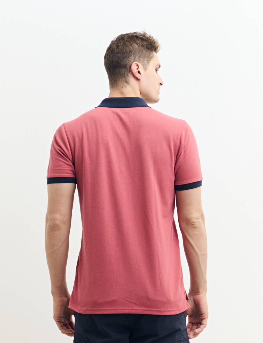 520753 REMERA HARRINGTON LABEL Coral