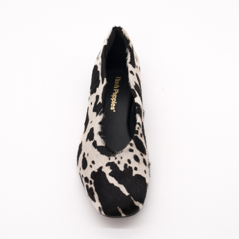 BOTA PELO VACA MARRON PRETO