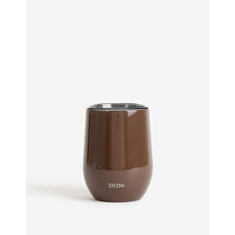 Vaso De Café 350 Ml Con Estampa Efecto Glossy Combinacion Bicolor