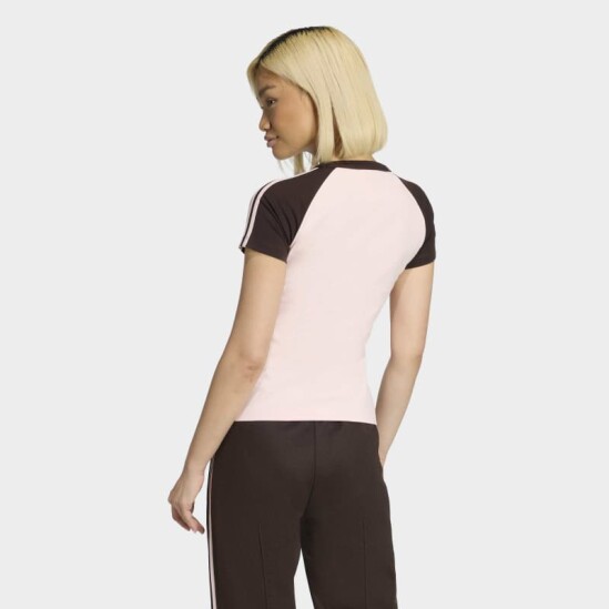 Remera Adidas 3 Rayas Rosado