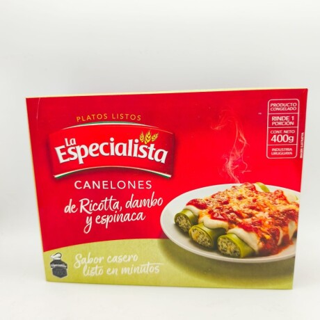 Canelones Ricotta La Especialista Canelones Ricotta La Especialista
