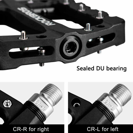 Pedales Para Bicicleta Rockbros Antideslizantes Anchos 001