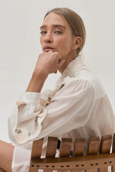 Blusa Blossom Blanco