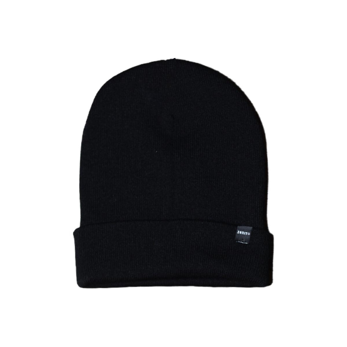 GORRO DE LANA NEGRO 