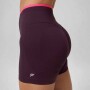 Shorts Seamless Scrunch Short 4" Mujer Oxblood/pink Crush