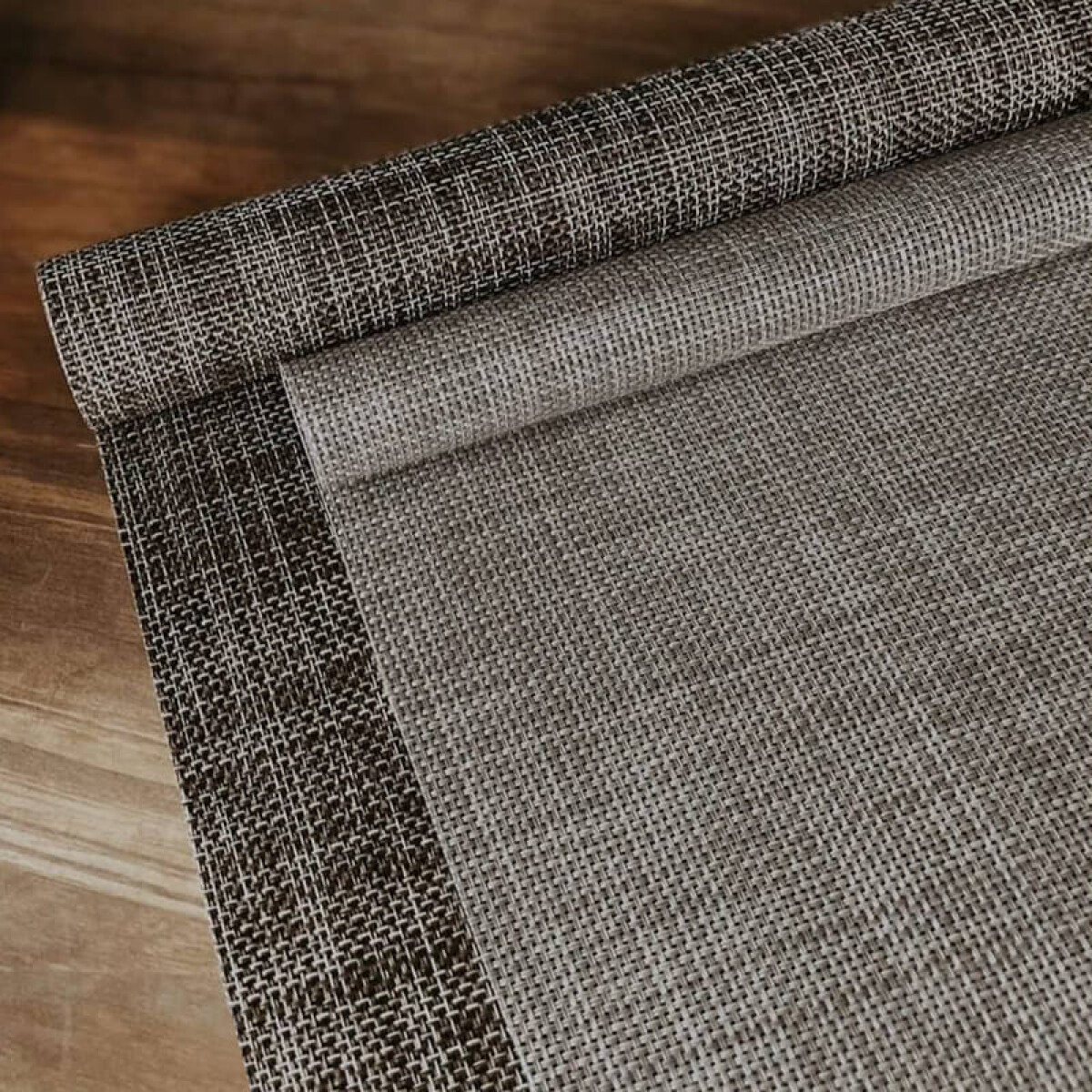 Kit 6 Manteles individuales tejido PVC - gris 