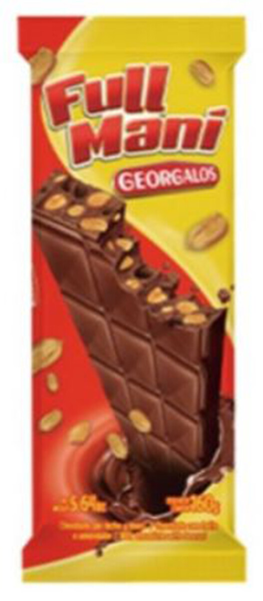 Tableta de chocolate leche Full Mani 160g 