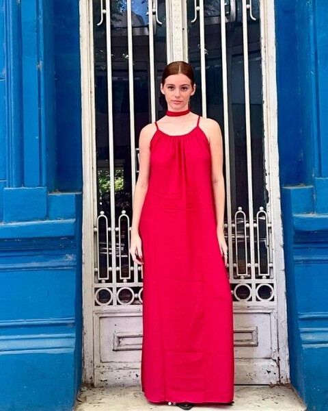vestido artemisa ciruela