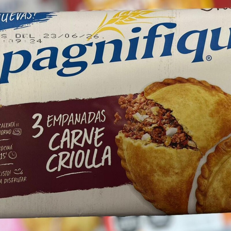 EMPANADAS DE CARNE CRIOLLA X3 PAGNIFIQUE EMPANADAS DE CARNE CRIOLLA X3 PAGNIFIQUE