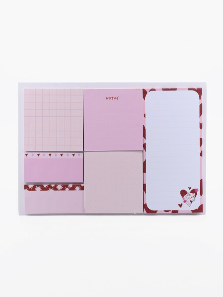 NOTAS ADHESIVAS SET ESTAMPADO 1