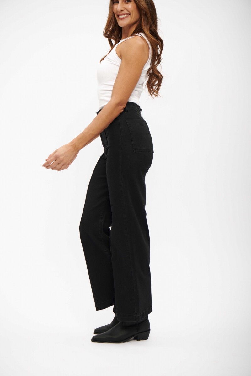 JEAN ELENA WIDE LEG NEGRO