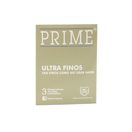 Preservativos Prime Ultra fino