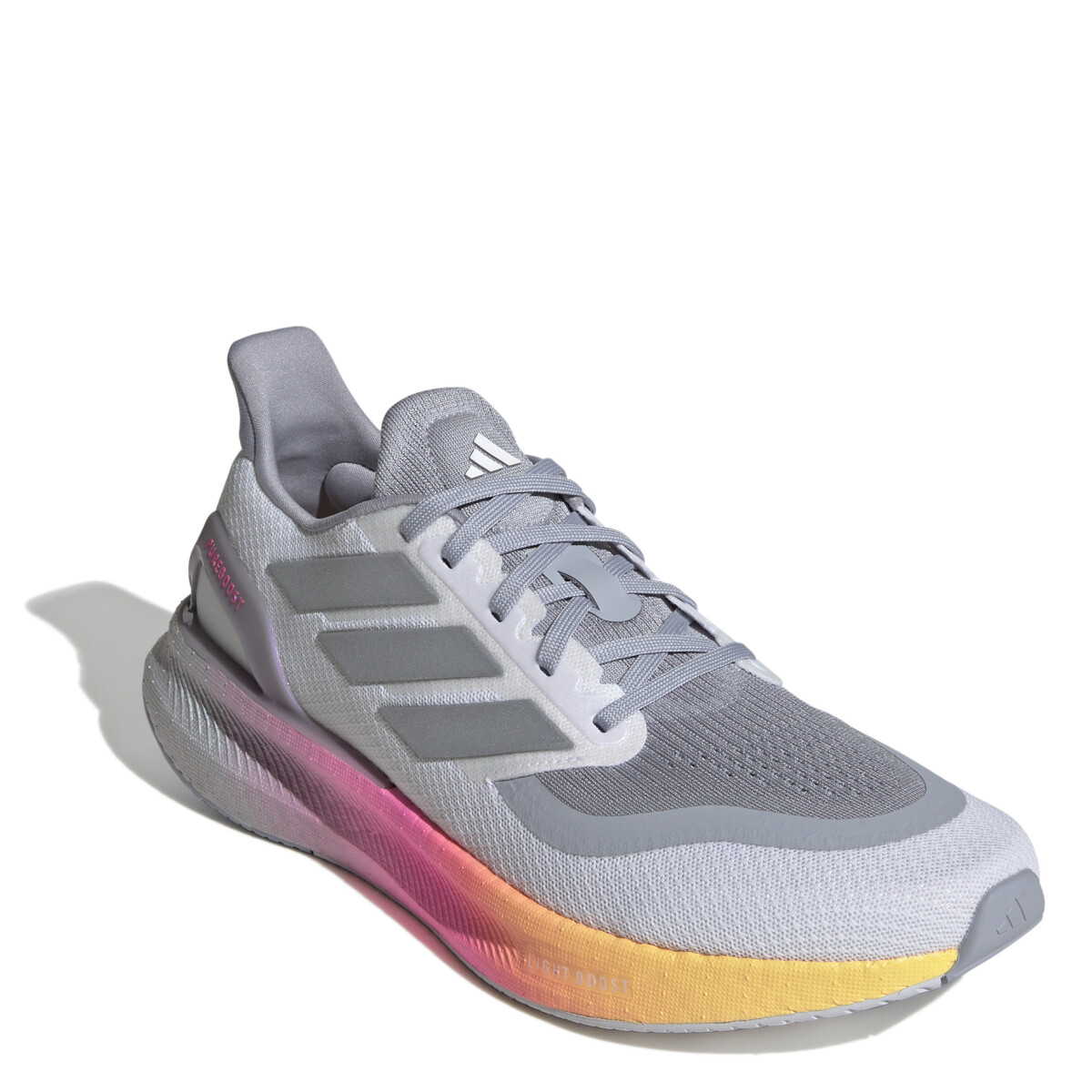 Championes Unisex Adidas Pureboost 5 - Blanco - Gris - Plateado 