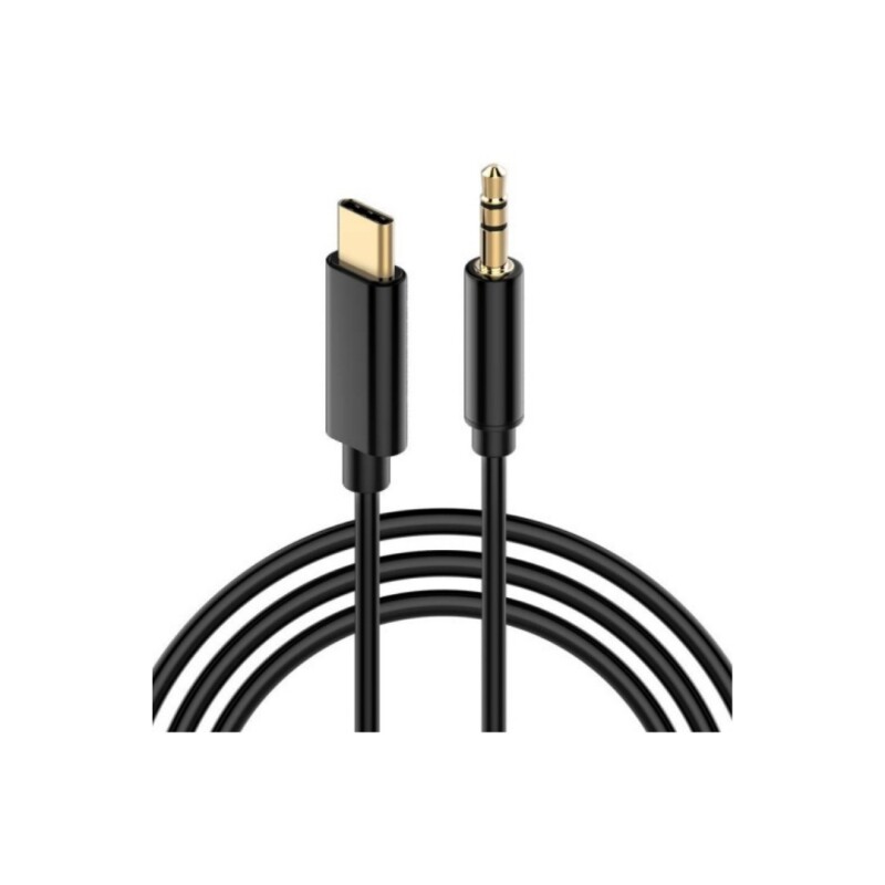 Cable adaptador tipo USB-C M a Jack 3.5mm M Cable adaptador tipo USB-C M a Jack 3.5mm M