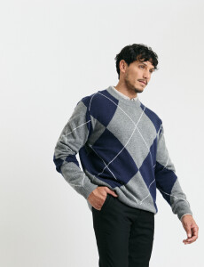 470752 SWEATER HARRY Gris Oscuro