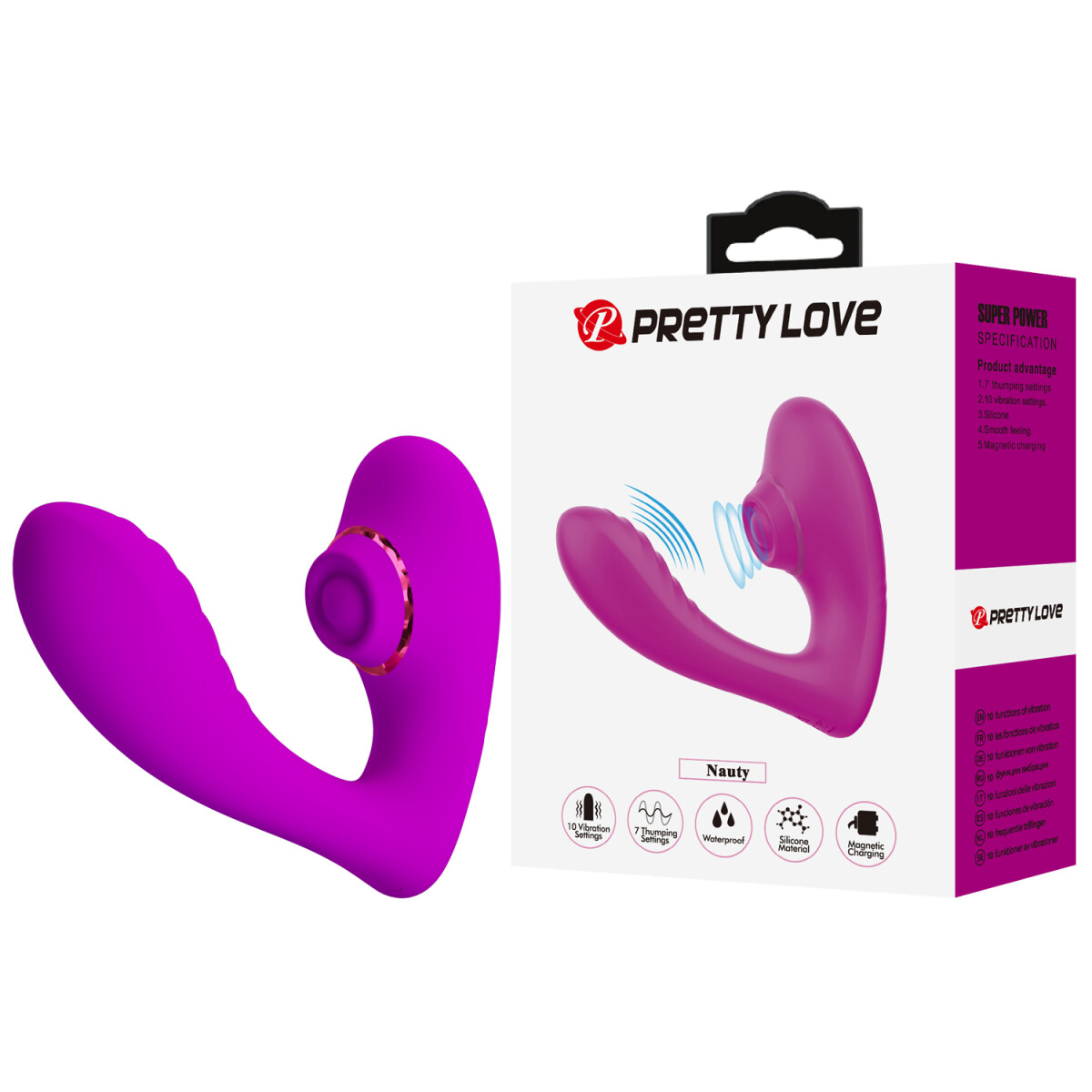 Vibrador Estimulador Nauty Pretty Love 