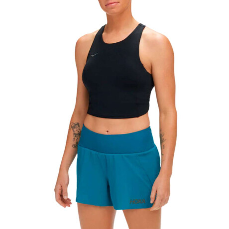 Hoka Elaro Crop Top Para Mujer Negro