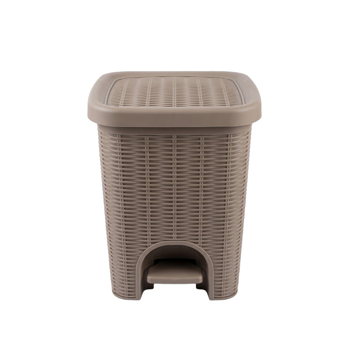 BASURERO PLAST BIEGE CL C/PEDAL 10L 