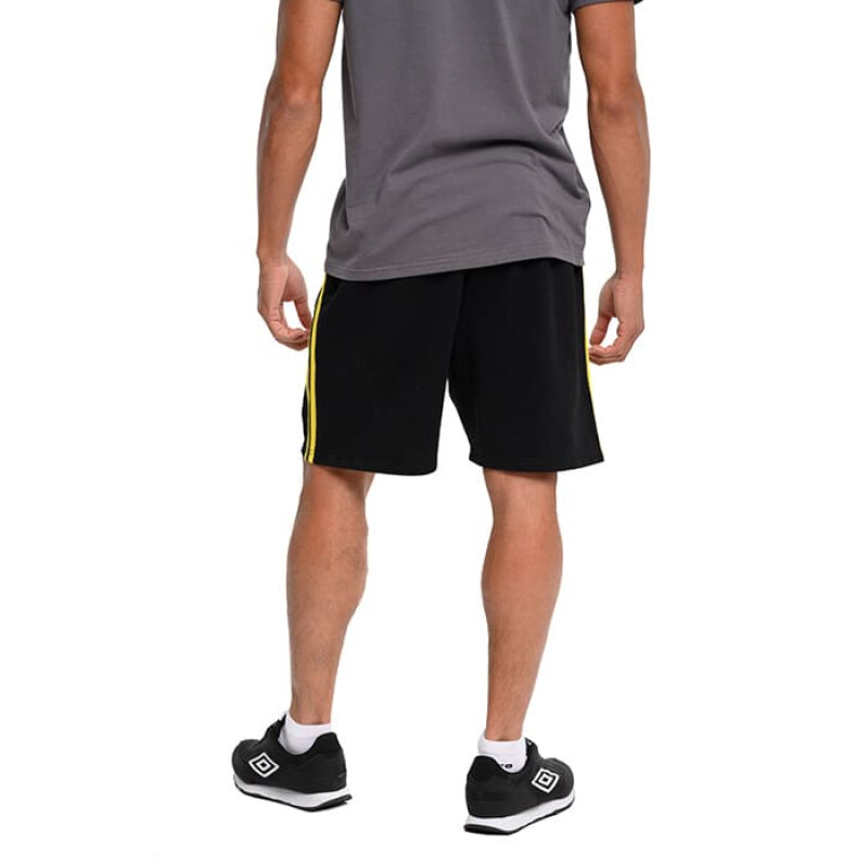 Short Umbro Peñarol de Hombre - 40121719 Negro-amarillo