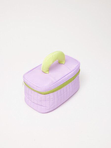 Necessaire Amarillo Y Lila