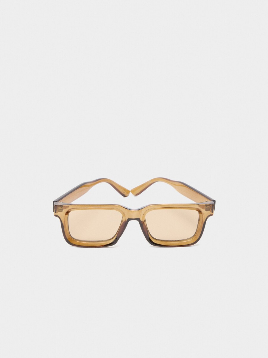 Gafas De Sol Cuadradas marron