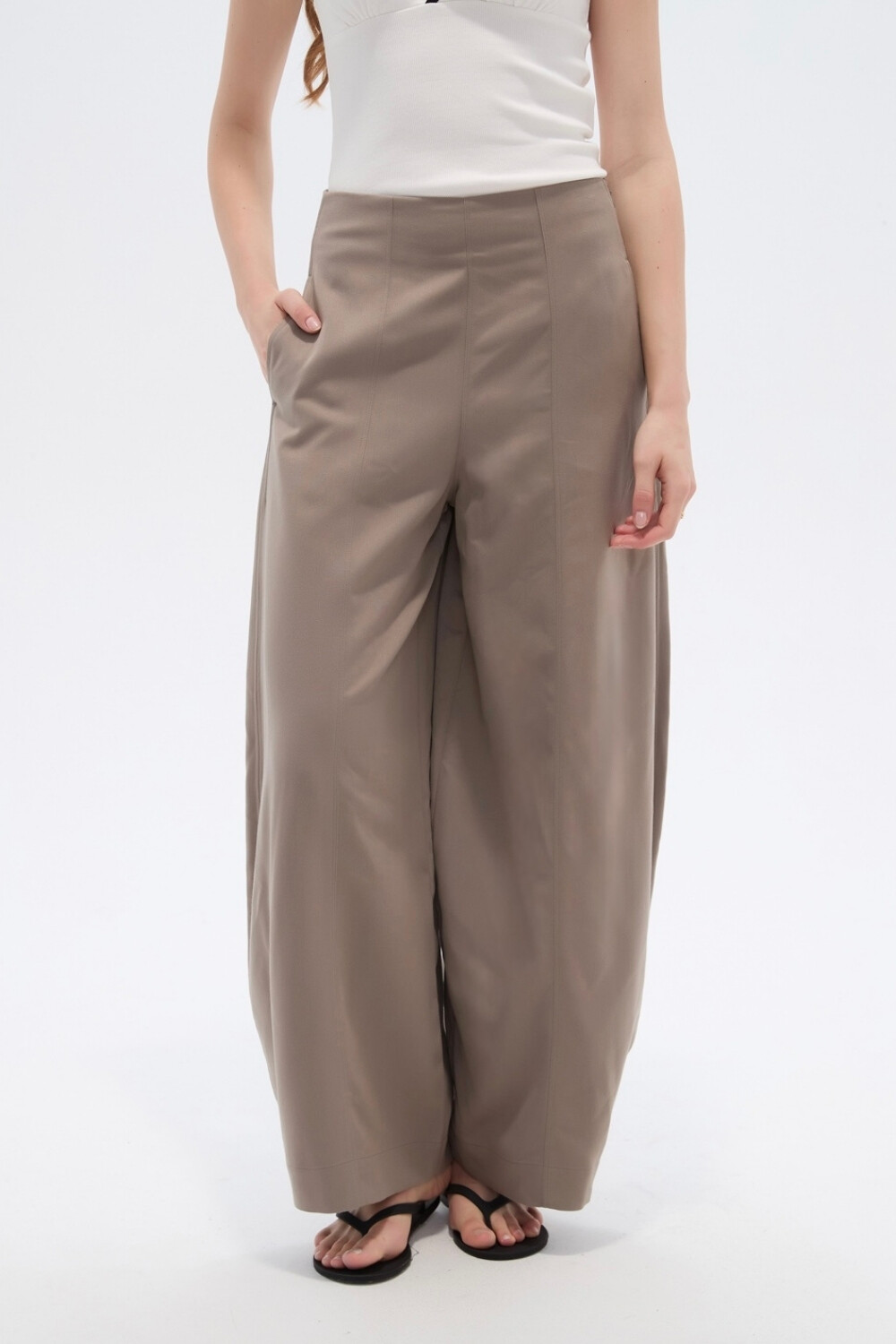 Pantalon Cipia Taupe / Mink / Vison
