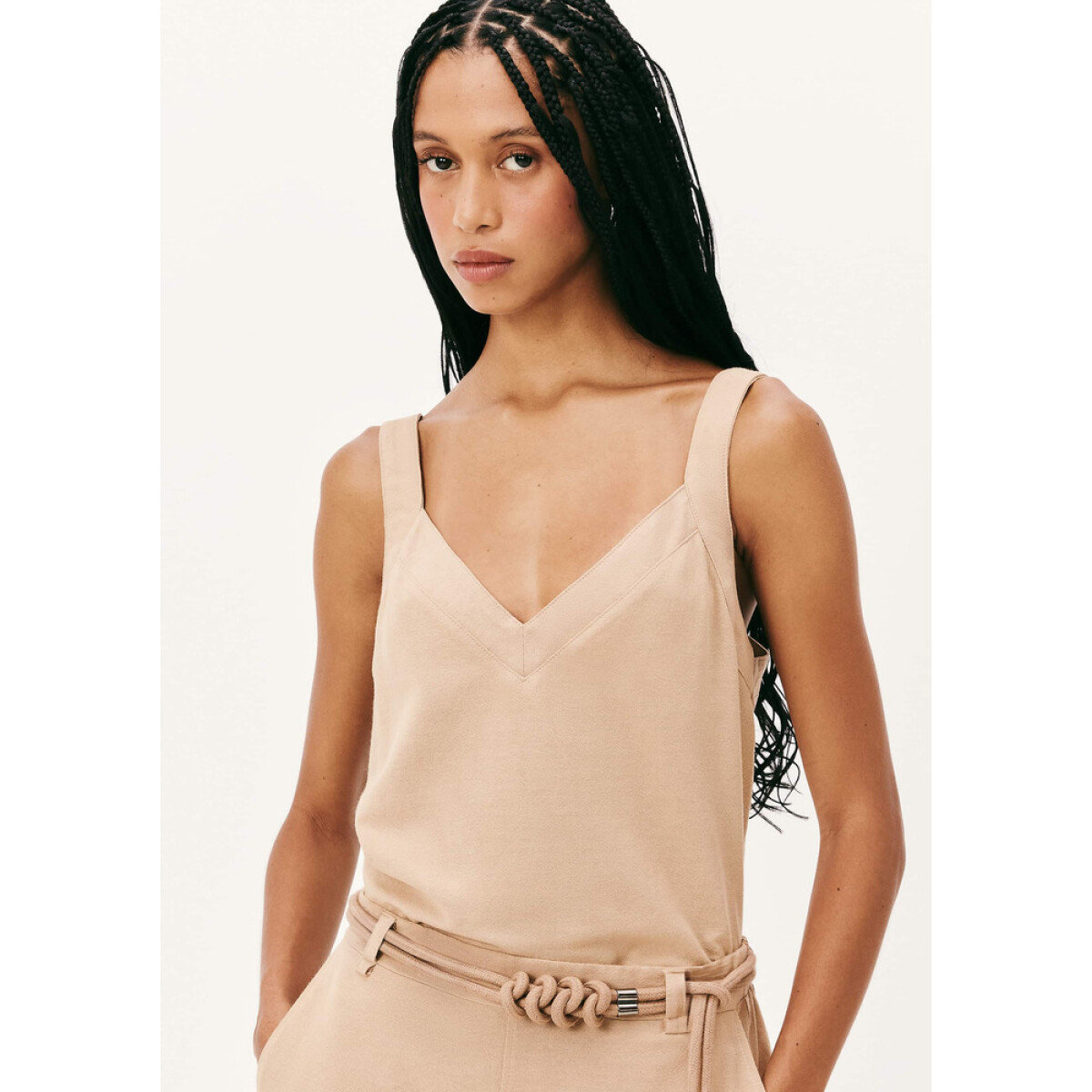 BLUSA SM FEM - CAQUI CLARO 