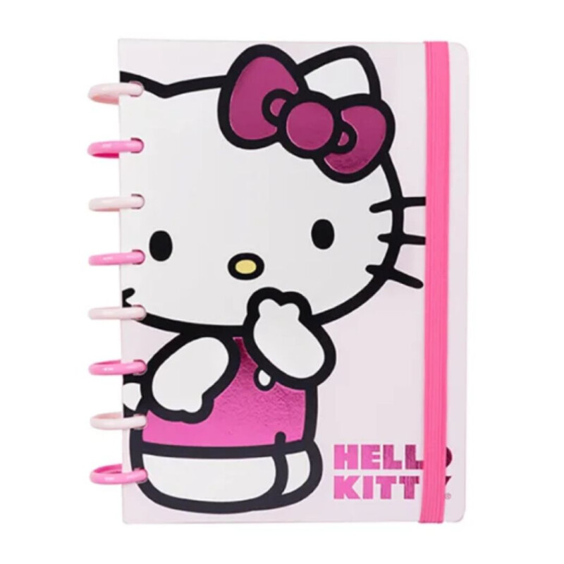 Cuaderno Mooving Hello Kitty Loops con discos A5 Cuaderno Mooving Hello Kitty Loops Con Discos A5