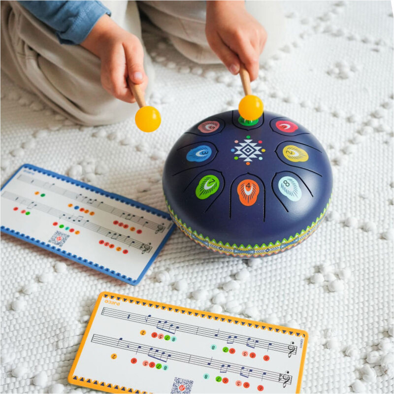 Tambor de acero Animambo para niños Djeco Tambor de acero Animambo para niños Djeco